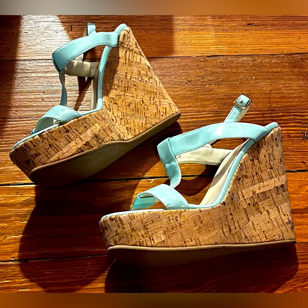 Dee Keller Cork Wedge Sandals